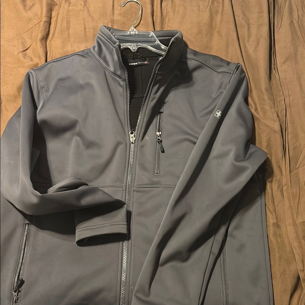 Men's Gray Softshell Jacket